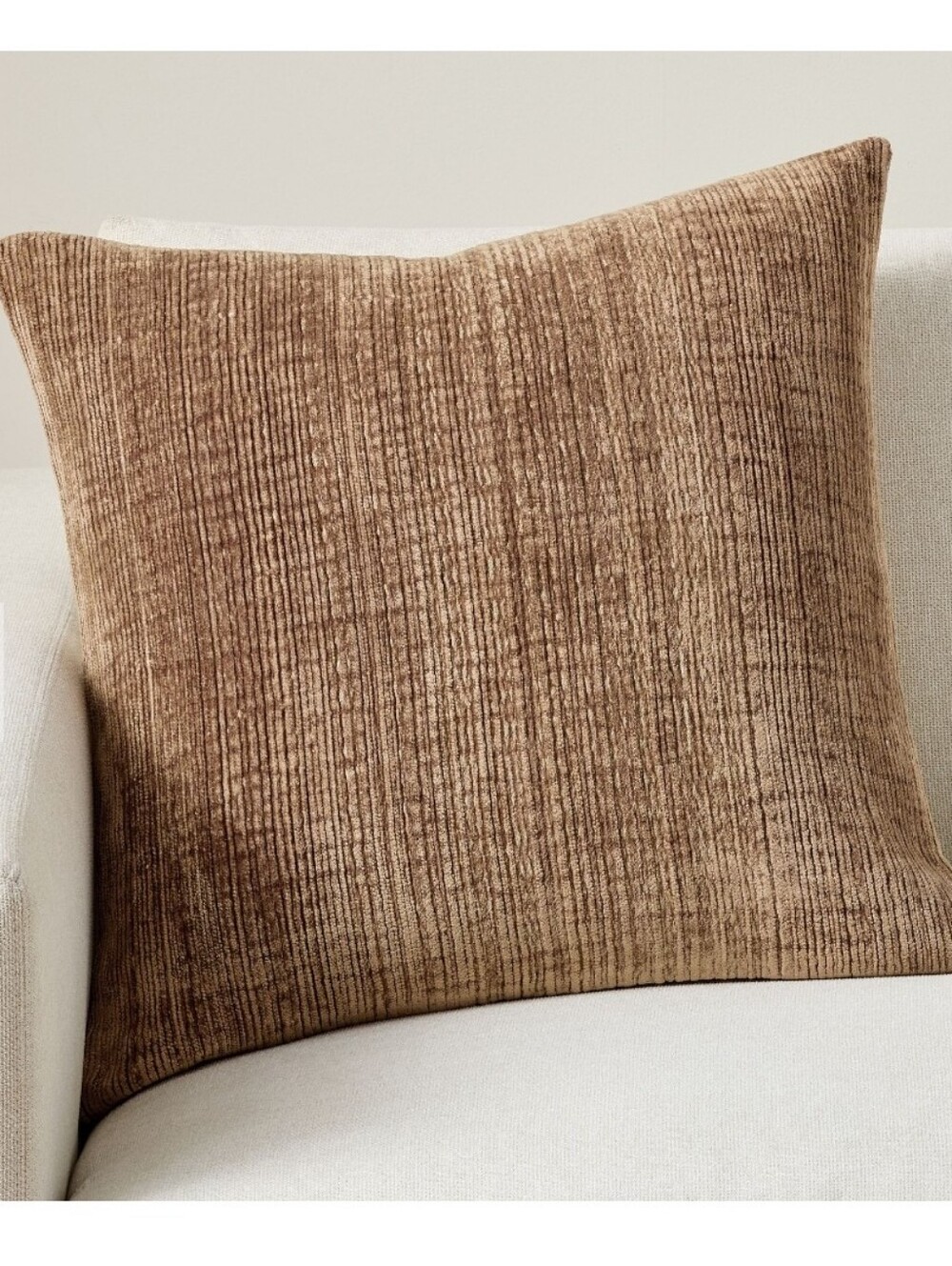 Two Pottery Barn Chenille Textured Fall Rust Orange Pillow Covers